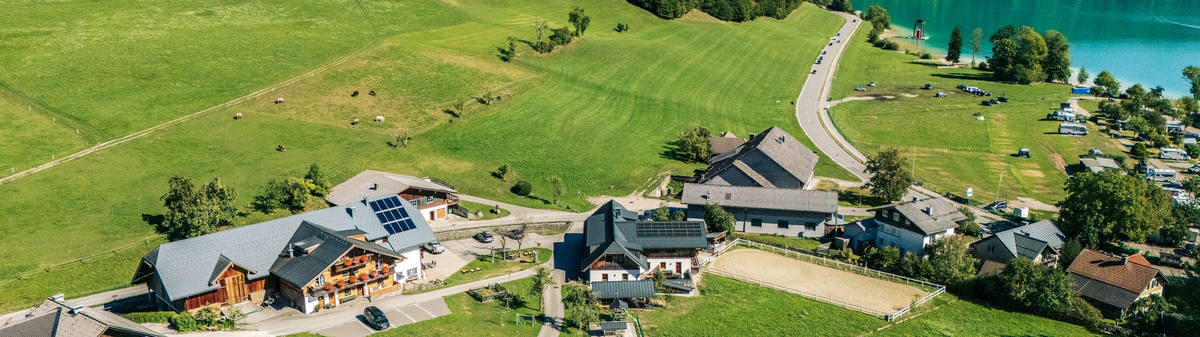 Luftaufnahme Bauernhof